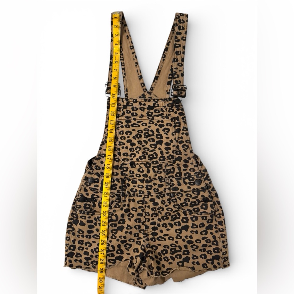 Fashion Nova Leopard Print Jumpsuit - Black and Tan - Picture 10 of 13